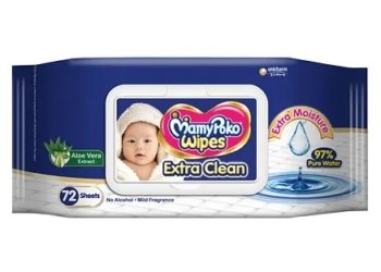 MamyPoko Extra-Clean Wipes for Baby – Pack of 72