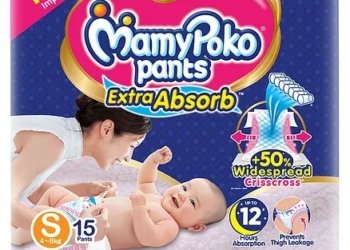 MamyPoko Pants Extra Absorb Baby Diapers, Size – S